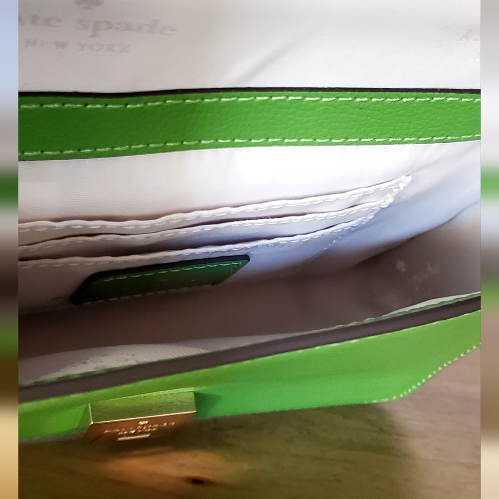 Kate Spade Patterson Dr. Turtle Green Convertible Mini Bag, NWT - Picture 12 of 16